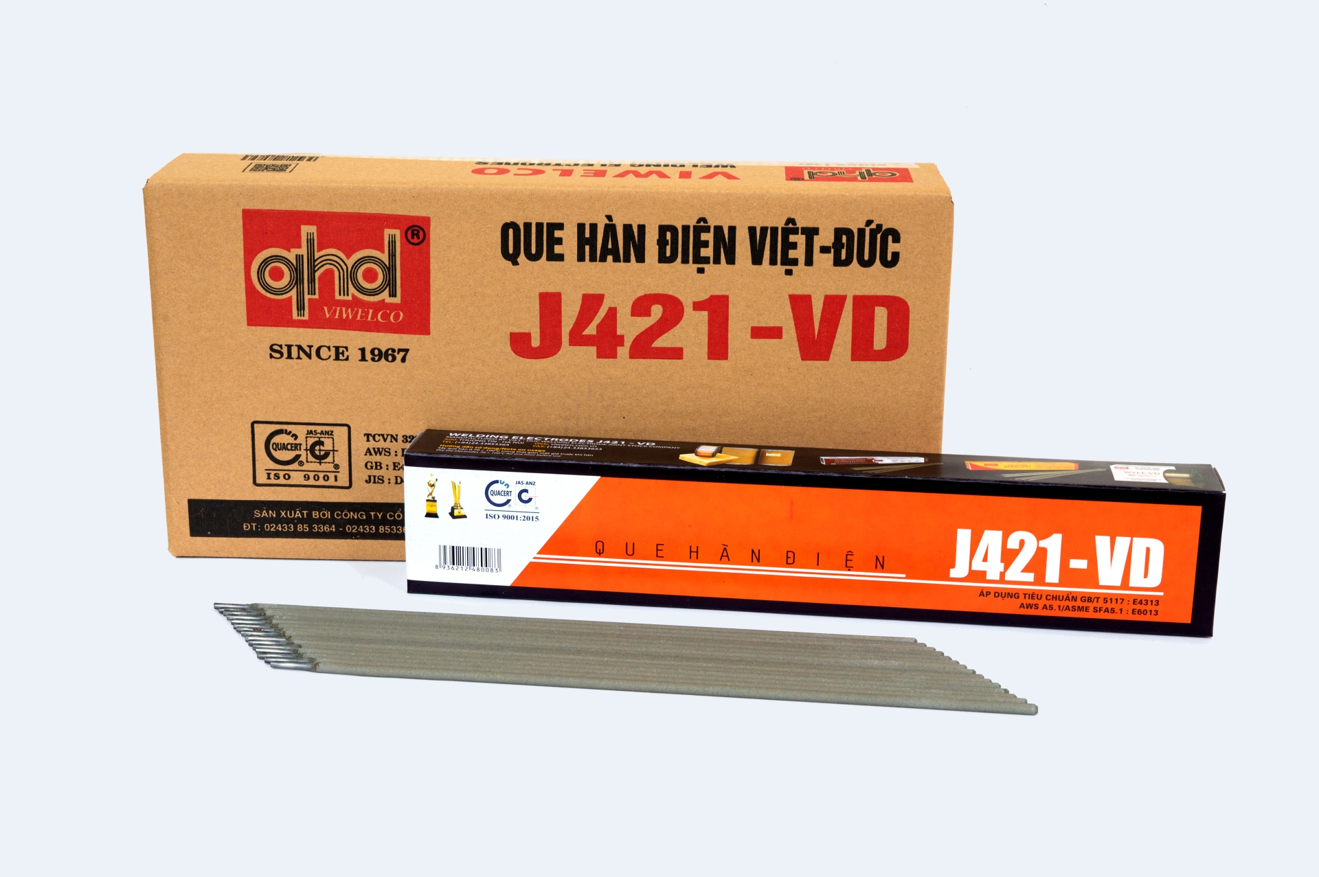 So Sánh Que Hàn J421-VD và J420-VD Của Công Ty CP Que Hàn Điện Việt Đức